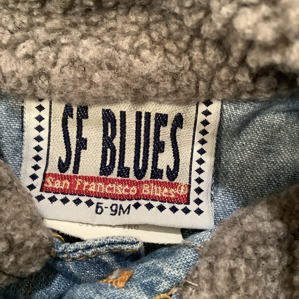 Vintage SF Blues Denim Fly Boys One Piece - Picture 5 of 7
